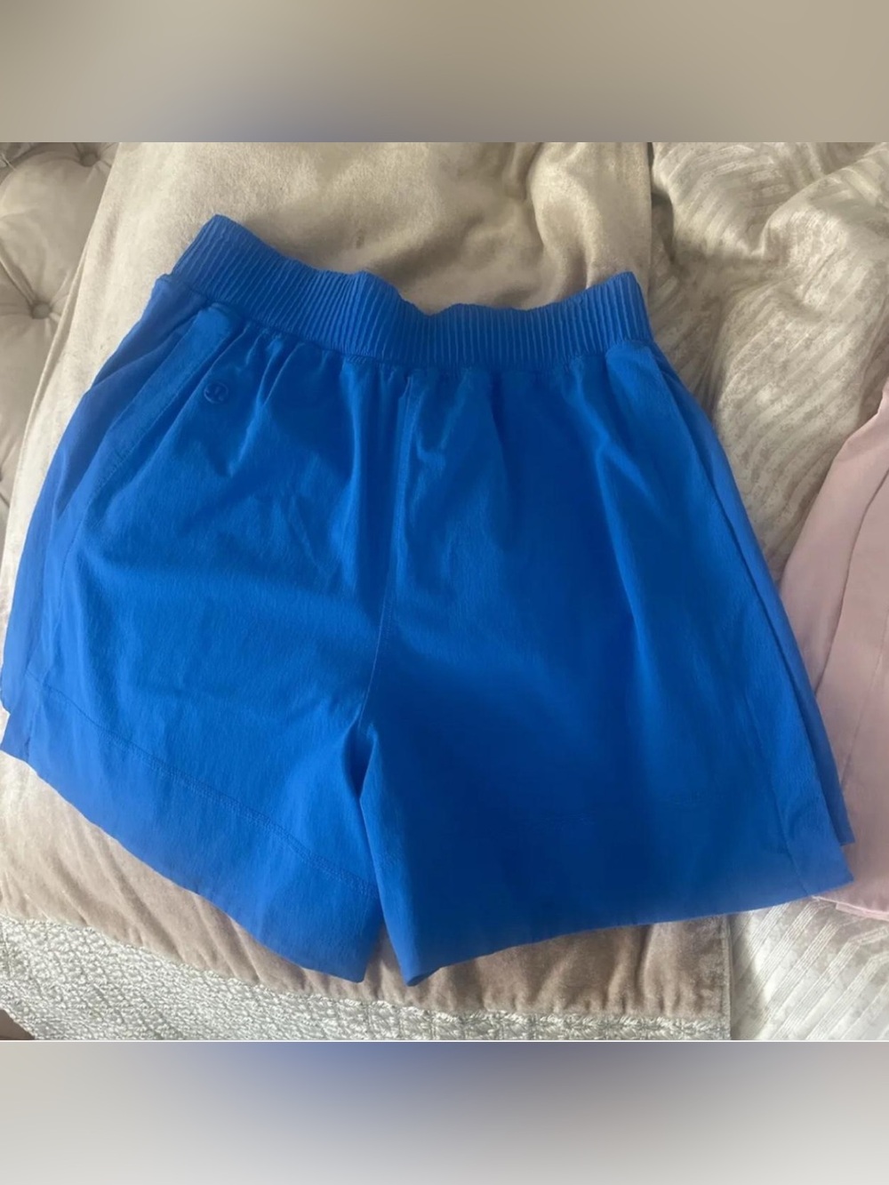 lululemon Stretch Woven Relaxed  Blue Women's Athletic Shorts